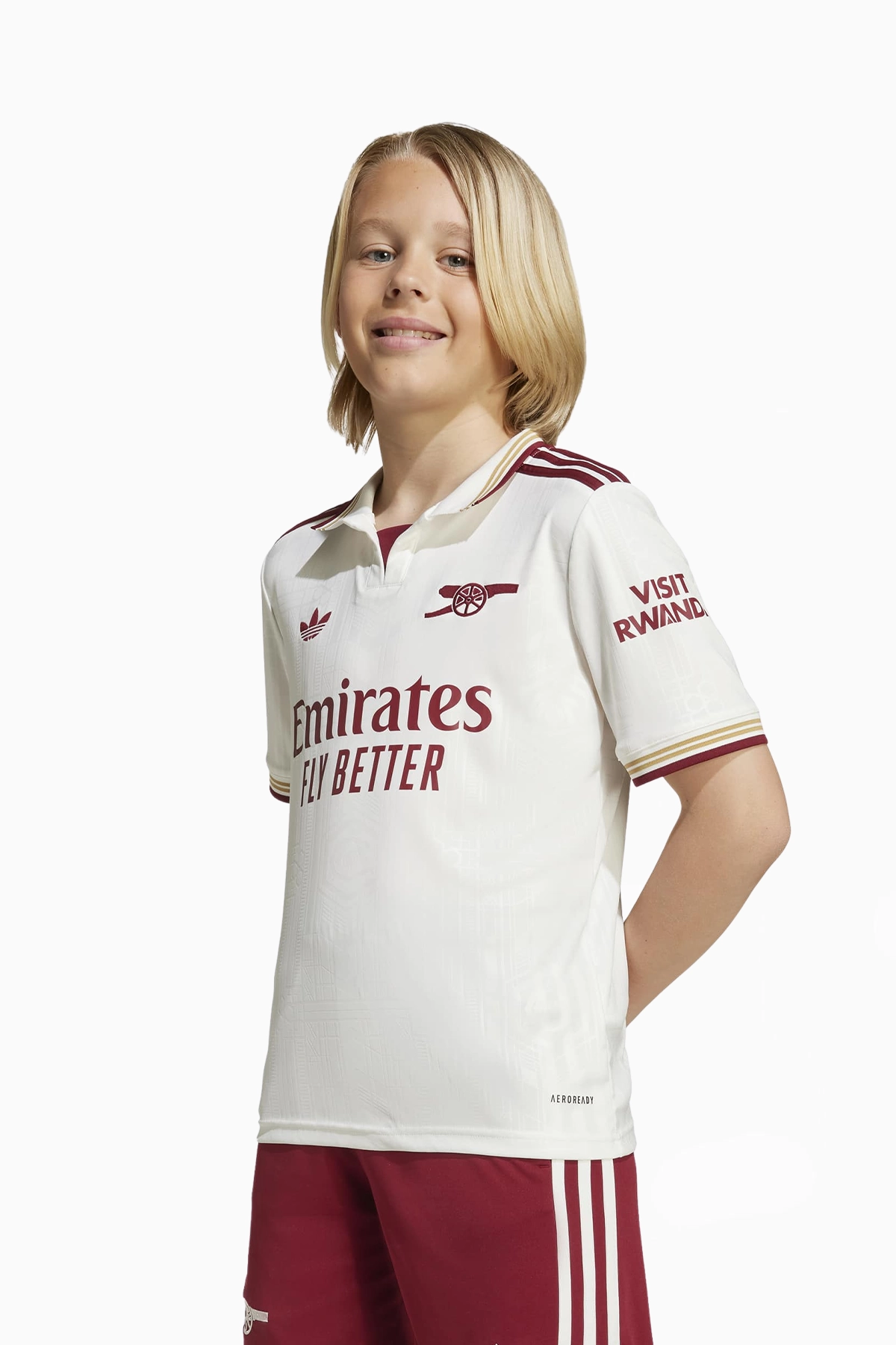 Koszulka adidas Arsenal FC 25/26 Trzecia Replica Junior - Biały