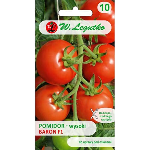 1 szt, Tomate Baron F1 (unter Schutz) - Samen: Ilość w opakowaniu: 0.1 g
