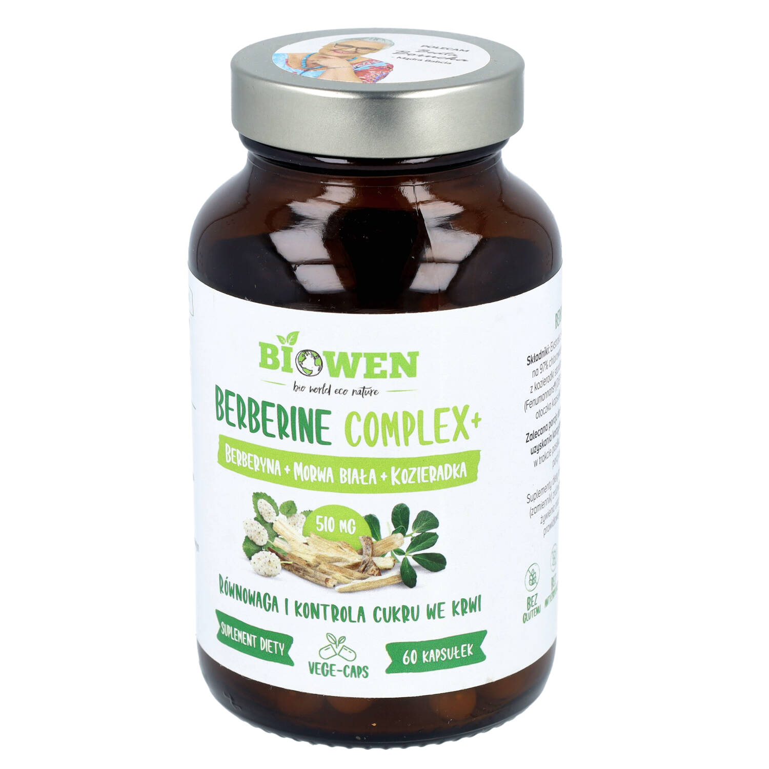 Biowen berberine complex+ 510 mg, 60 kapsułek