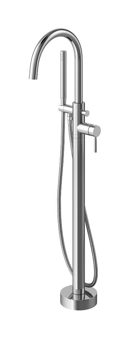 Kohlman Roxin bateria wannowo-prysznicowa wolnostojąca chrom QF1165R