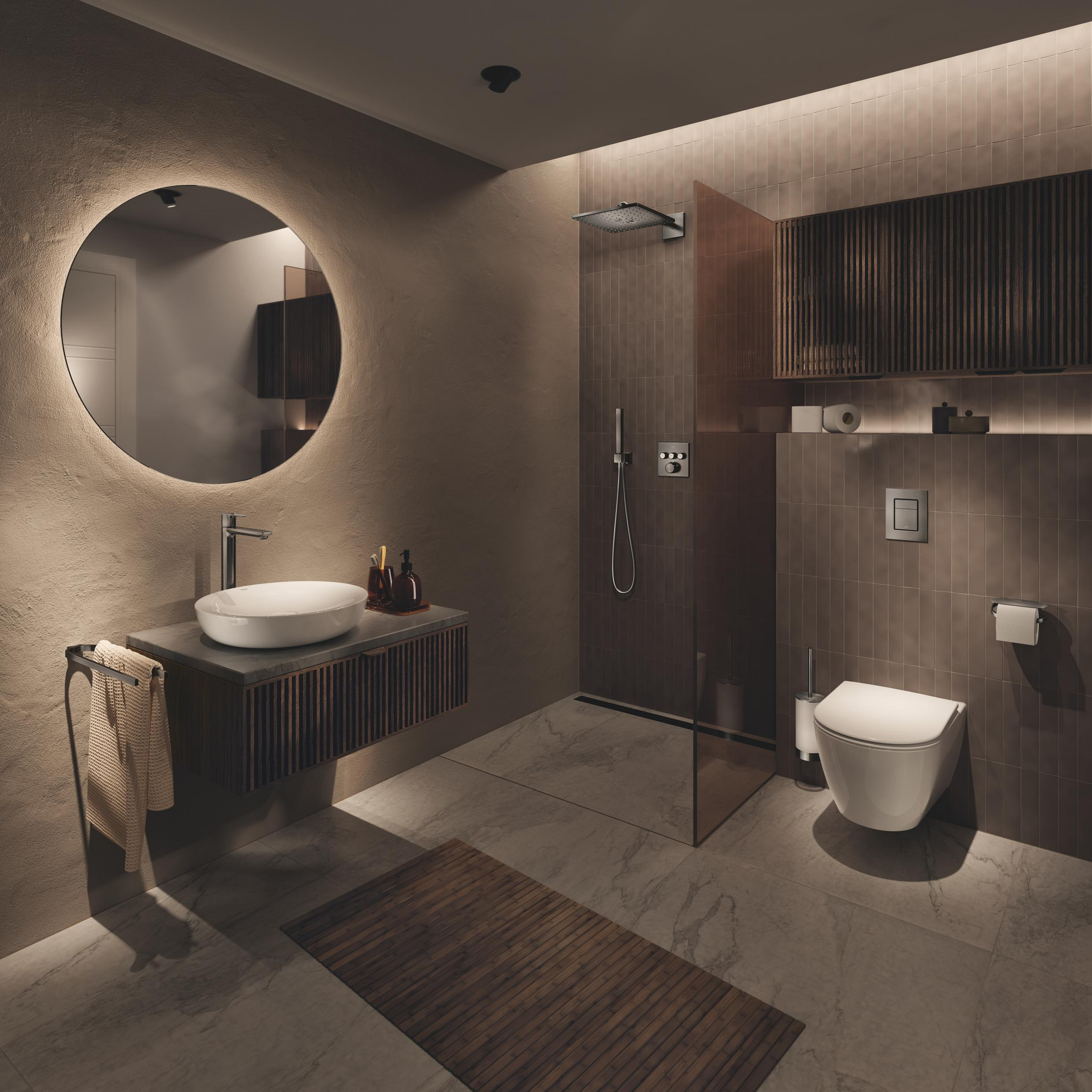 Grohe Skate Cosmopolitan S przycisk spłukujący do WC Brushed Hard Graphite 37535AL0 - Wysyłka w 24h