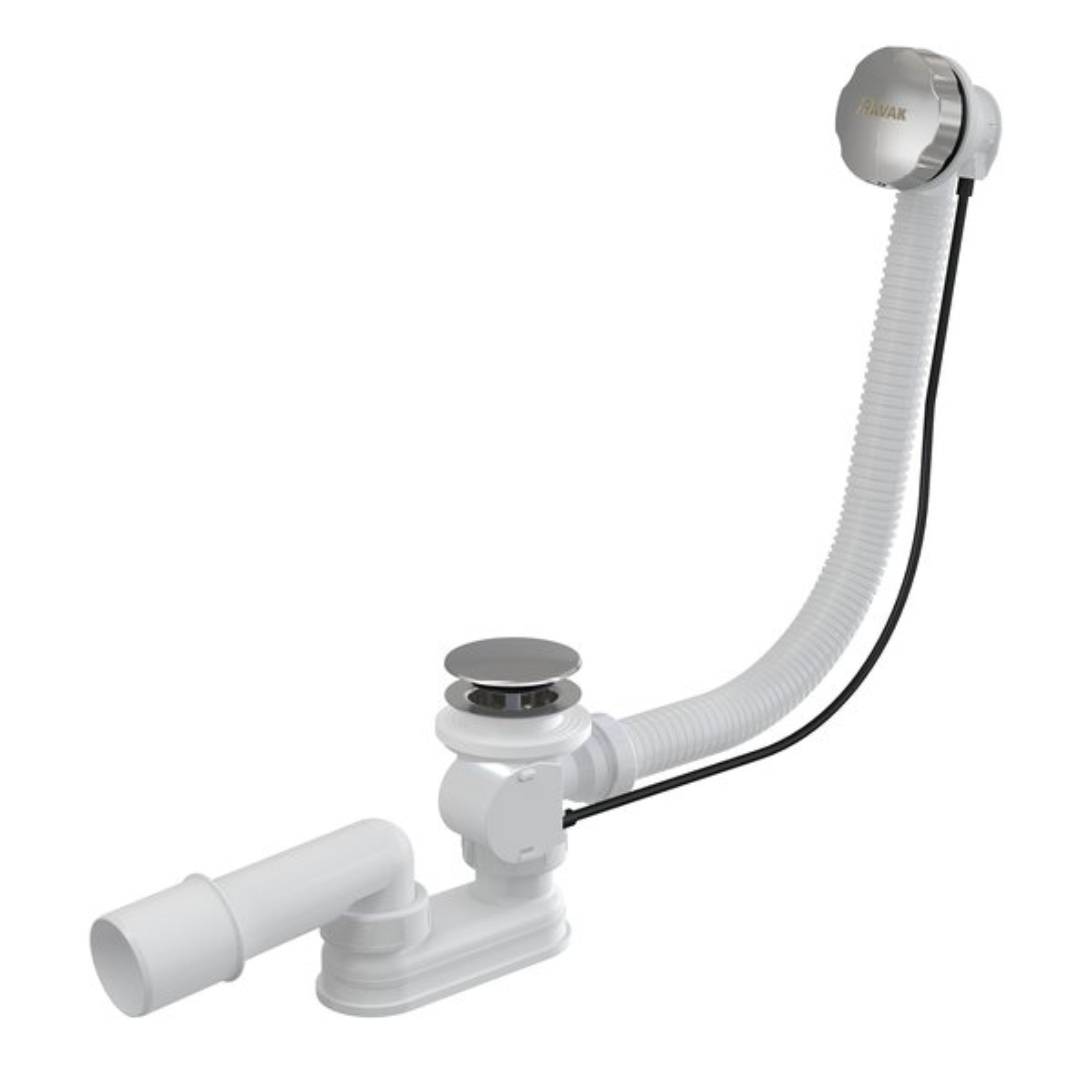 Ravak syfon do wanny chrom X01318