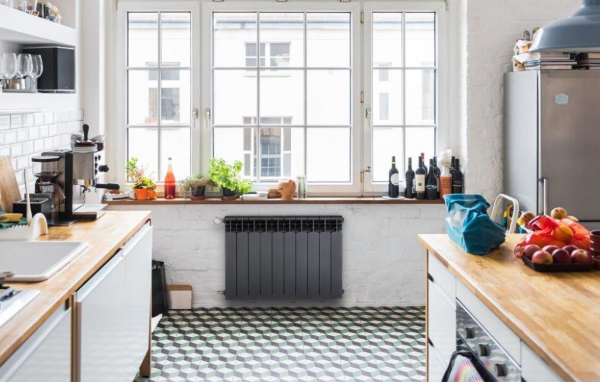 KFA Armatura G500 F/D/1 grzejnik pokojowy 57,2x80,4 cm grafitowy 777-100-61