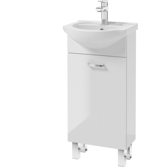 DEFTRANS Szafka PINO z umywalką meblową biała 40 cm