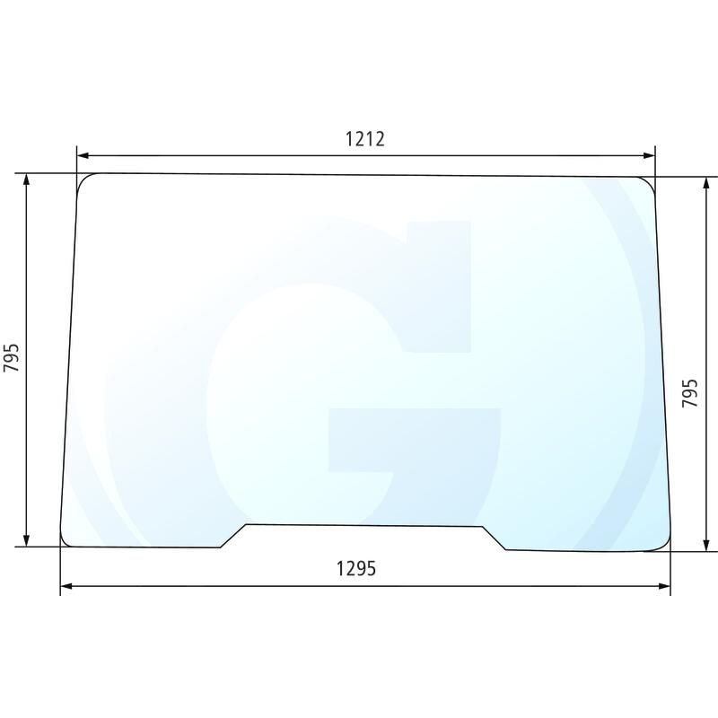 Szyba przednia Renault 70-34 6005002910