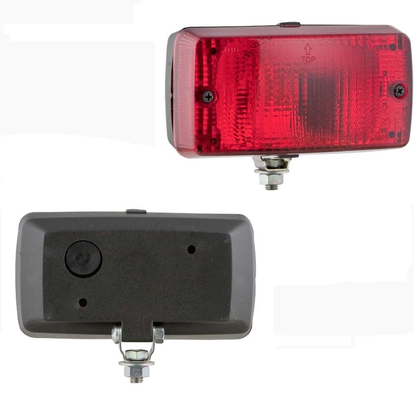 Lampa tylna przeciwmgielna 140x75 złącze AMP Faston LA1.02205 Wesem