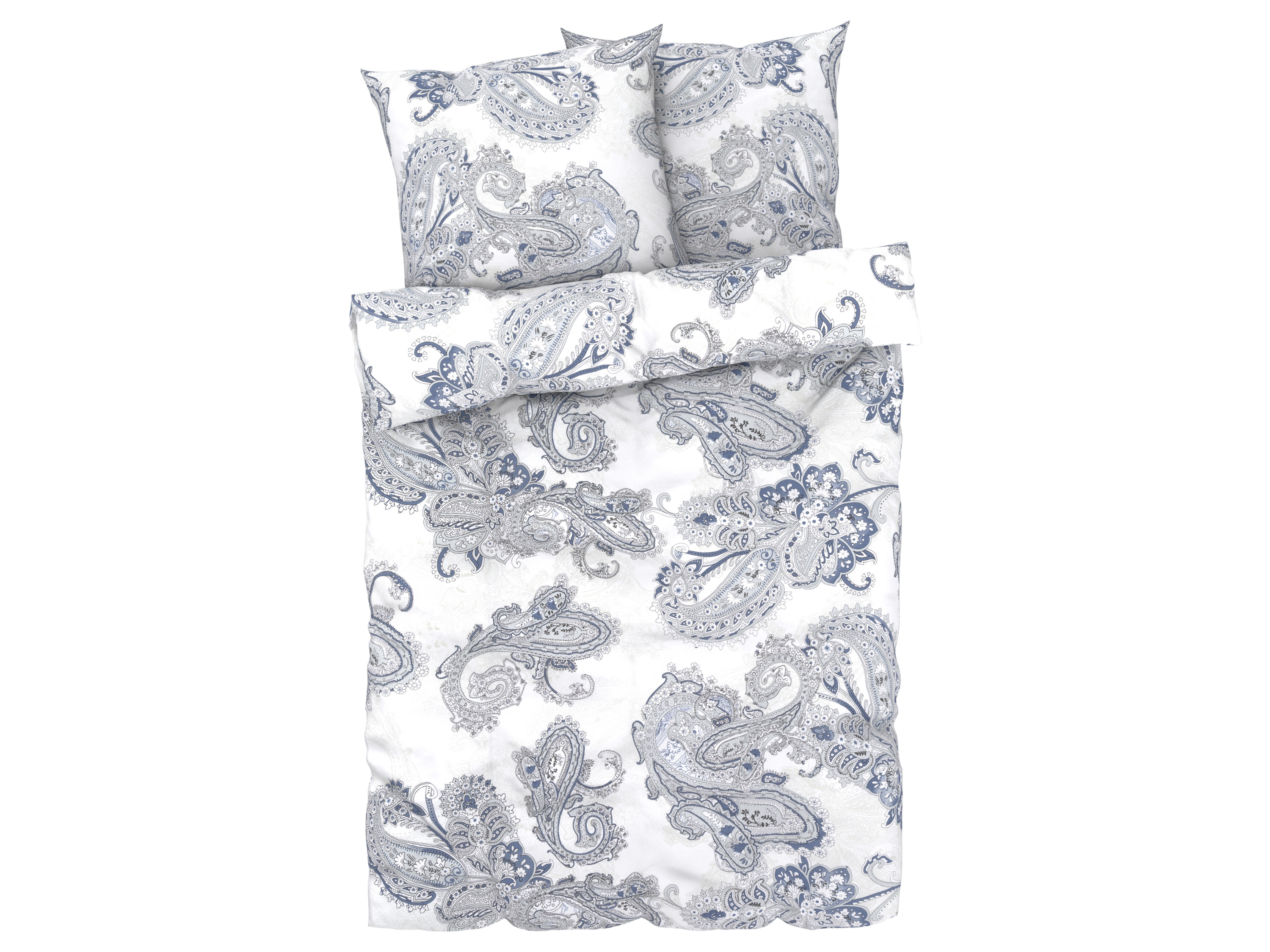 Livarno home Pościel satynowa, 220 x 200 cm Paisley