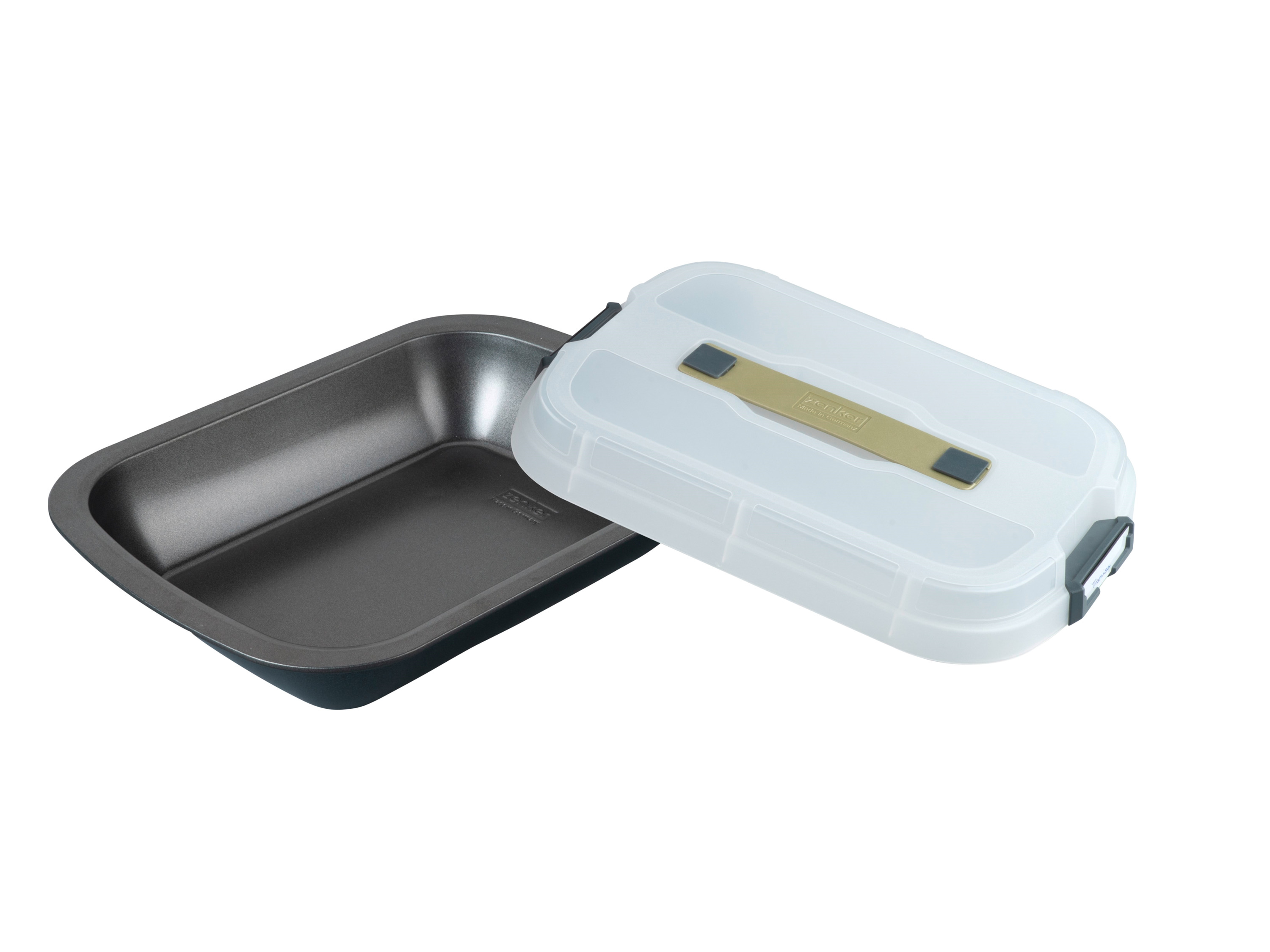 zenker Blacha do muffinek lub deserów z pokrywą transportową Forma do deserów