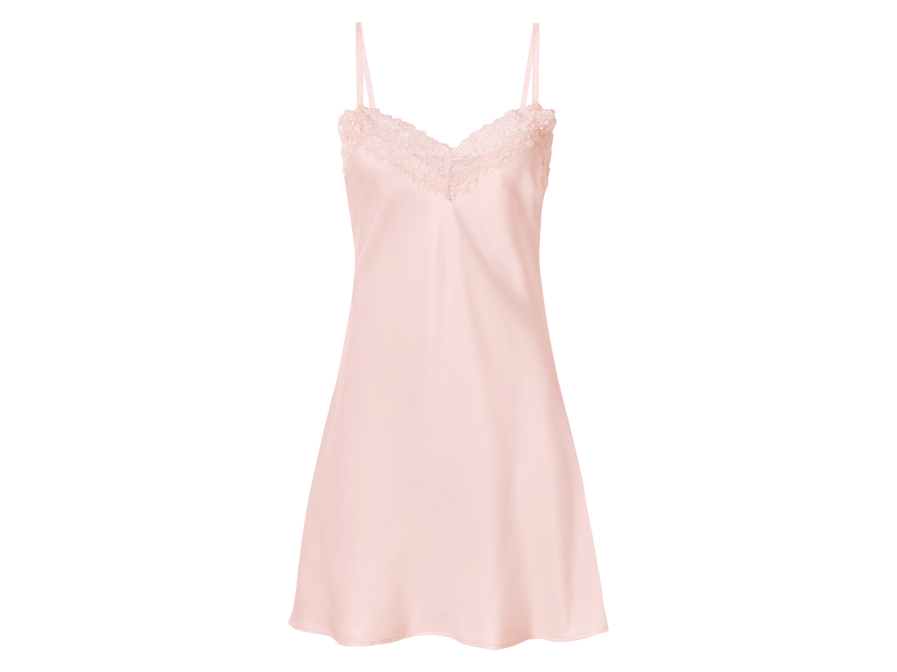 esmara Koszula nocna damska satynowa Różowy, 36