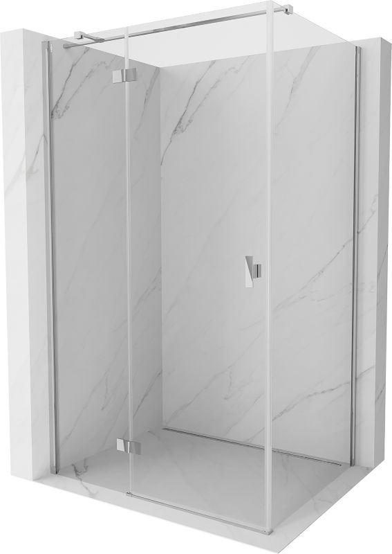 Kabina prysznicowa Mexen Mist-H T chrom transparent 115x85 cm lewa 1 szt