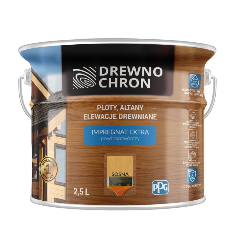 Impregnat Drewnochron Extra Powłokotwórczy sosna 2,5 l