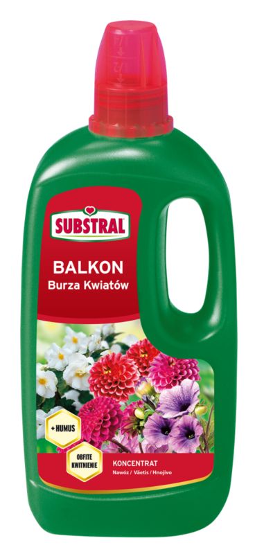 Nawóz w płynie Substral Burza Kwiatów Humus 1 l