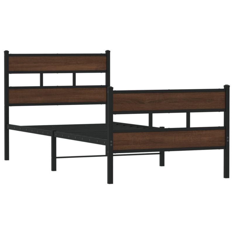 Łóżko metalowe WaszeMeble 80x200 brązowe WM-4017160 1 szt.