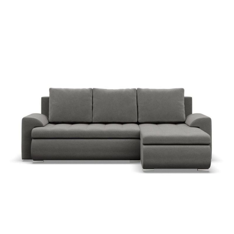 Narożnik TYLETEGOTU do salonu prawy kronos BOSCO jasny szary 1 szt