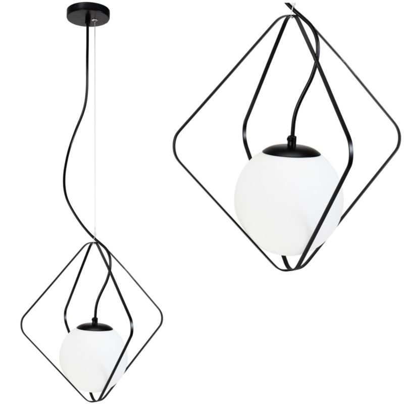 Lampa Sufitowa Wisząca Toolight App1018-1Cp Czarny