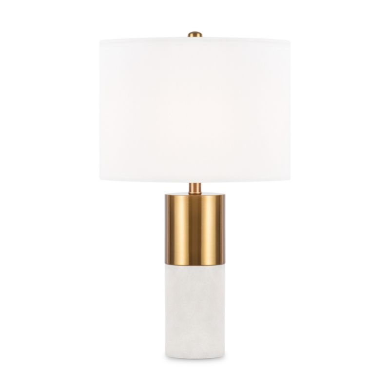 Lampka stołowa Maytoni Bianco mosiężno-złota 1 x E27 x 60W IP20 wym: 65 x 39 x 39 cm tkanina - 1 szt.