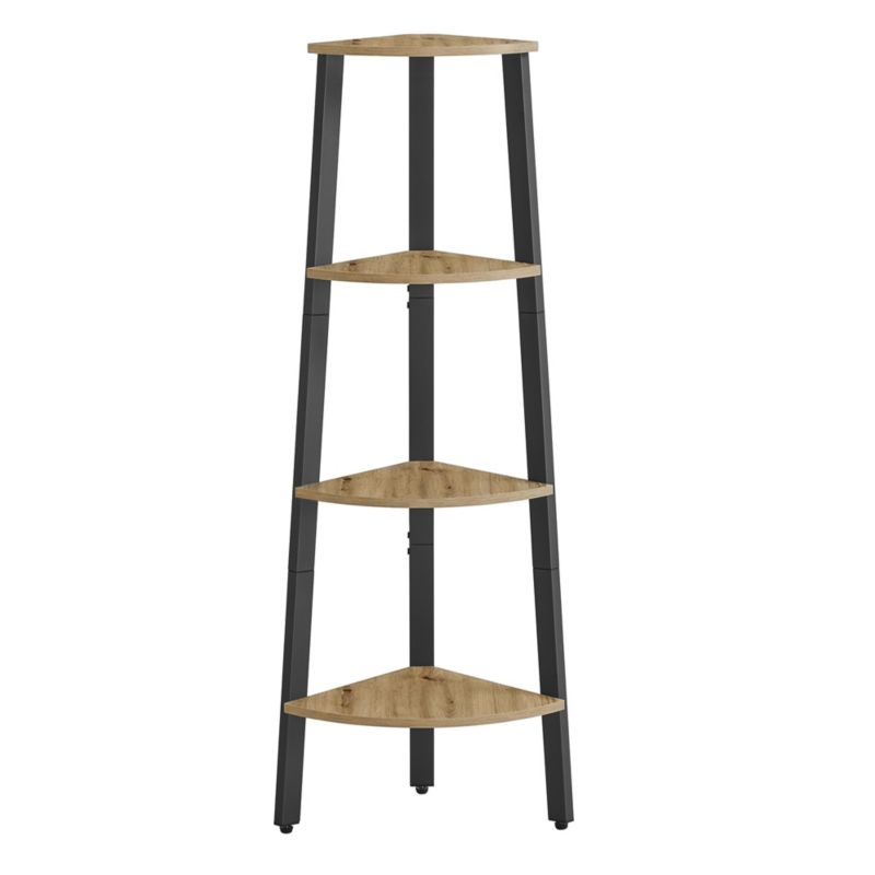 Regał narożny Songmics dąb artisan salon sypialnia biuro 1 szt