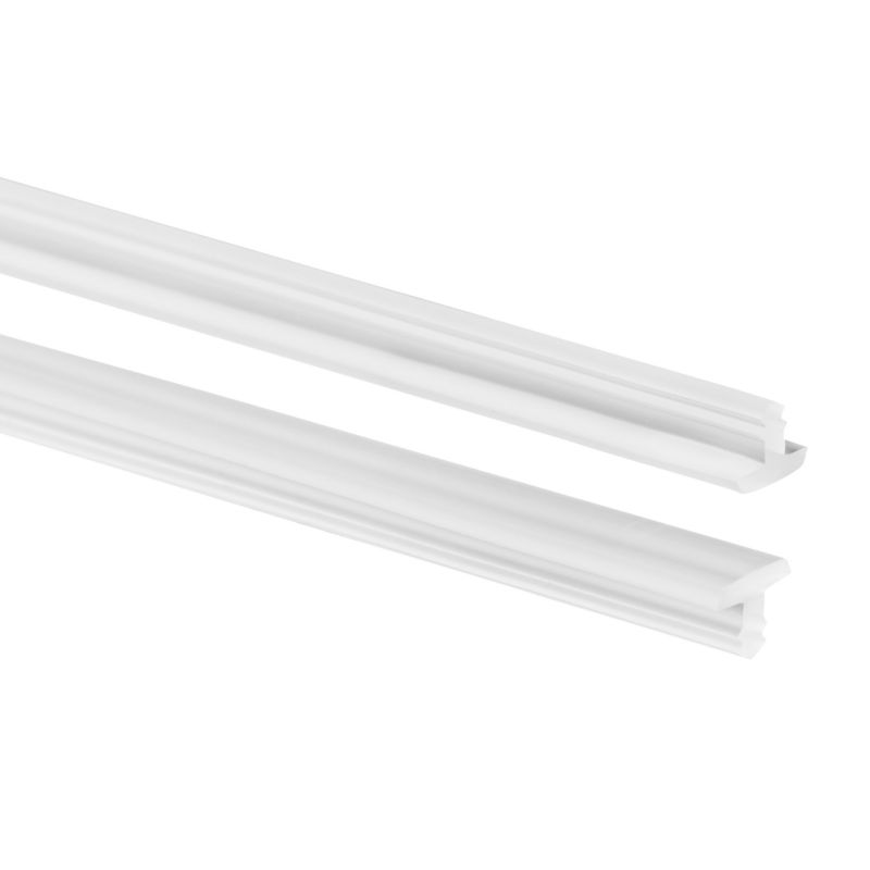 Profil schodowy PCV 4,5 mm QUEST, antypoślizgowy rowkowany nosek schodowy PR - transparentny, 25m