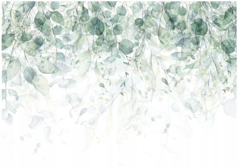 Tapeta Winylowa Na Flizelinie Ścianę WALLARENA 416x254 cm Fototapeta Do Sypialni Salonu Liście 1 szt.