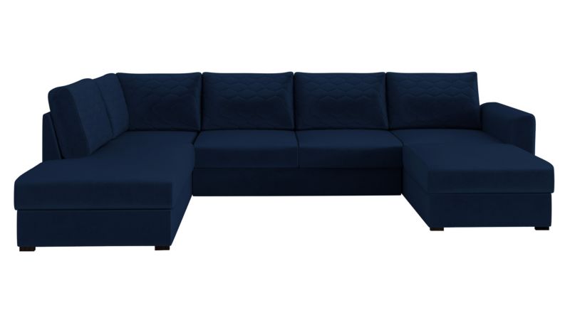 Narożnik z funkcją spania MIRJAN 24 Wilma Premium lewy granatowy 1 szt.