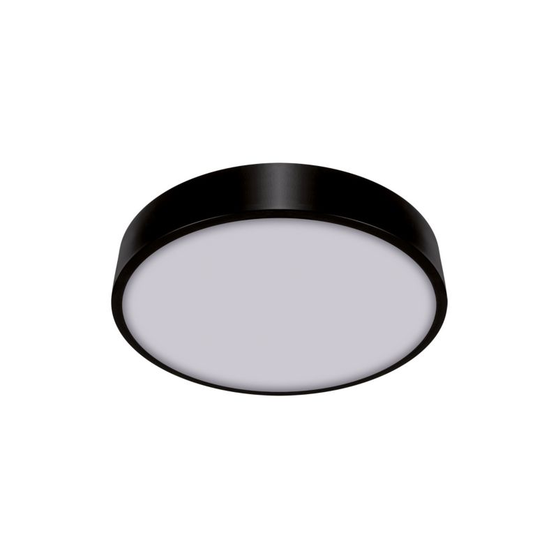 Plafon sufitowy nowoczesny Struhm Totem czarno-biały LED 16W 4000K 1510lm IP20 wym: 5,5 x 30 x 30 cm tworzywo sztuczne - 1 szt.