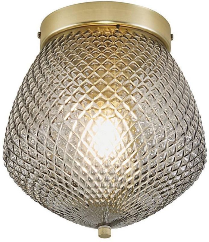 Lampa podsufitowa Nordlux Orbiform mosiądz, szkło, 1x40W, E27, IP20, przydymiona, 1 szt.