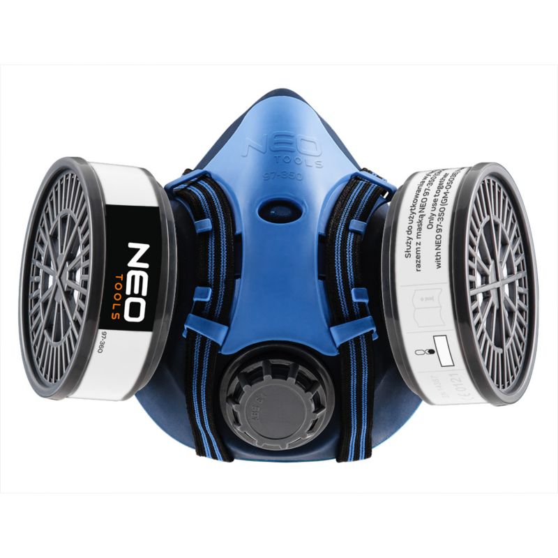 Półmaska silikonowa NEO TOOLS z dwoma filtrami P3 1 kpl