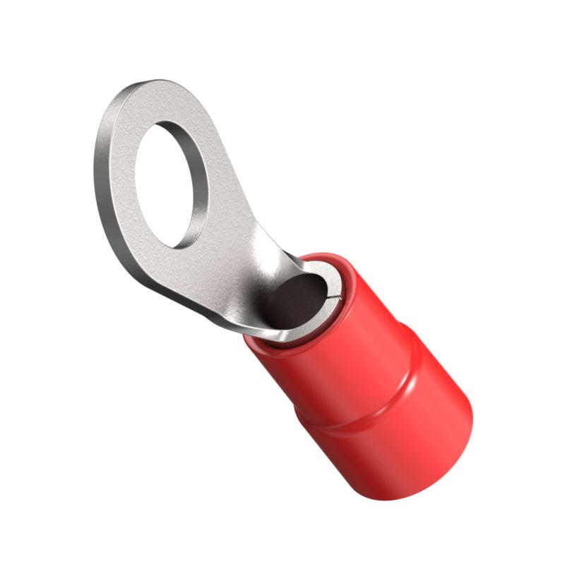 Końcówki oczkowe izolowane ERKO 0,5-1,0mm2/5M 100 szt.