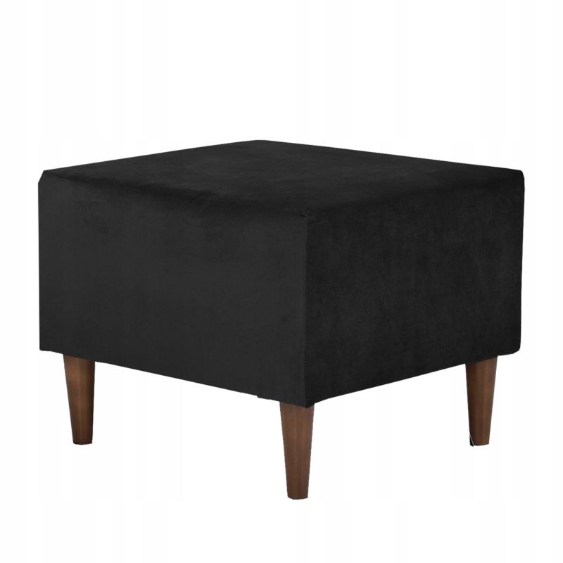Pufa do salonu podnóżek Family Meble Ari czarny 1szt
