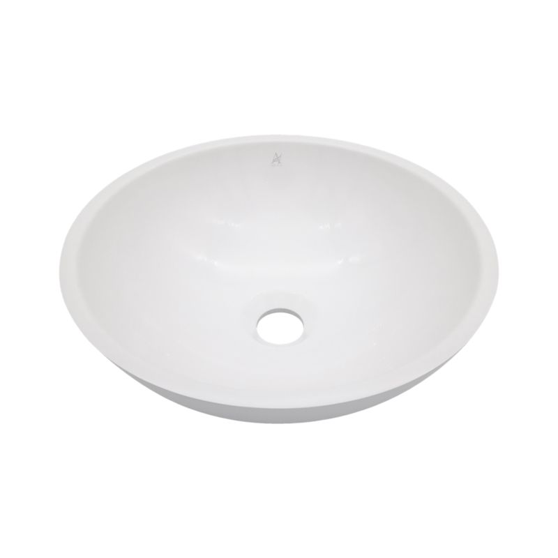 Umywalka Aquila Jano Rullo nablatowa 450 biała 1 szt.