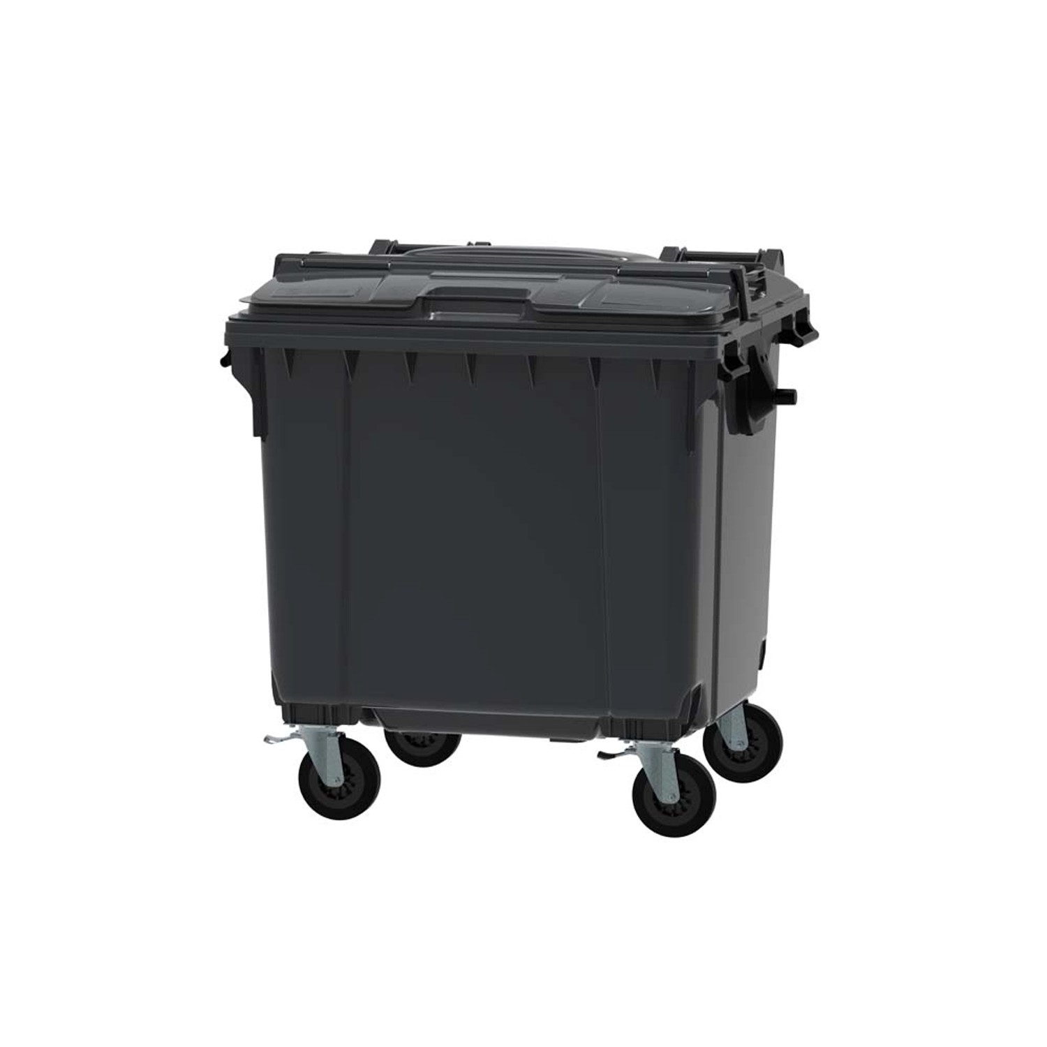 Pojemnik szary na odpady zmieszane - 1100 l