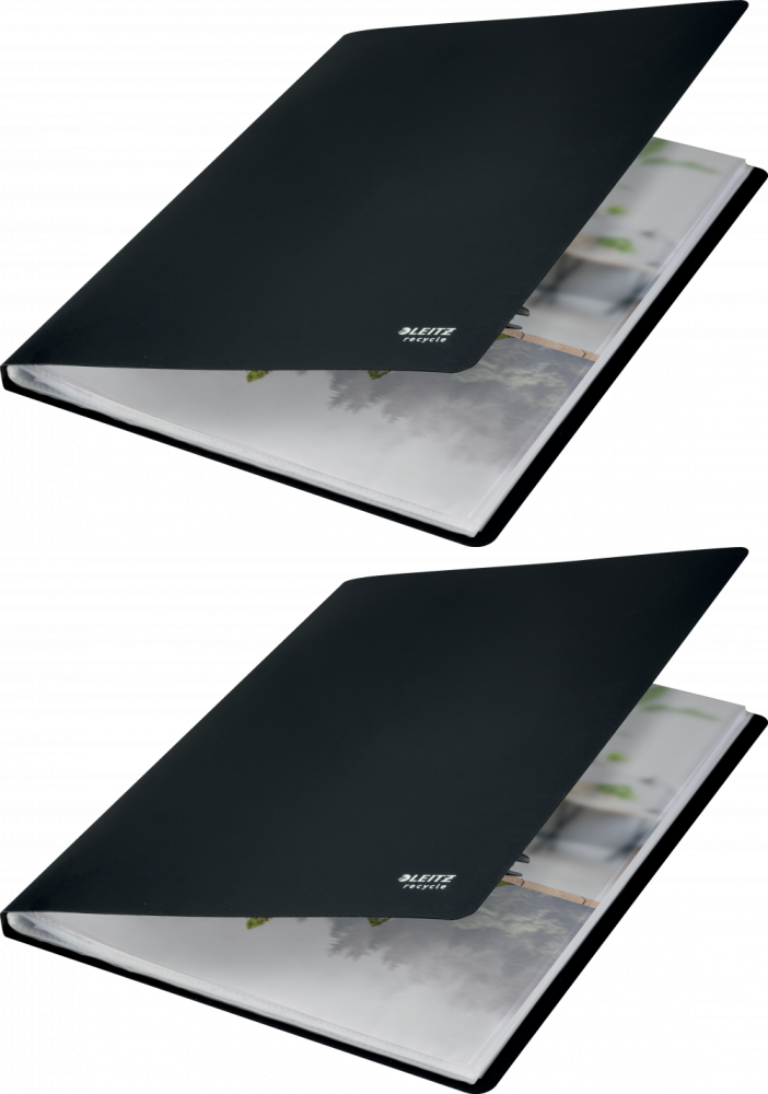 2x Album ofertowy Leitz Recycle, A4, 40 koszulek, czarny
