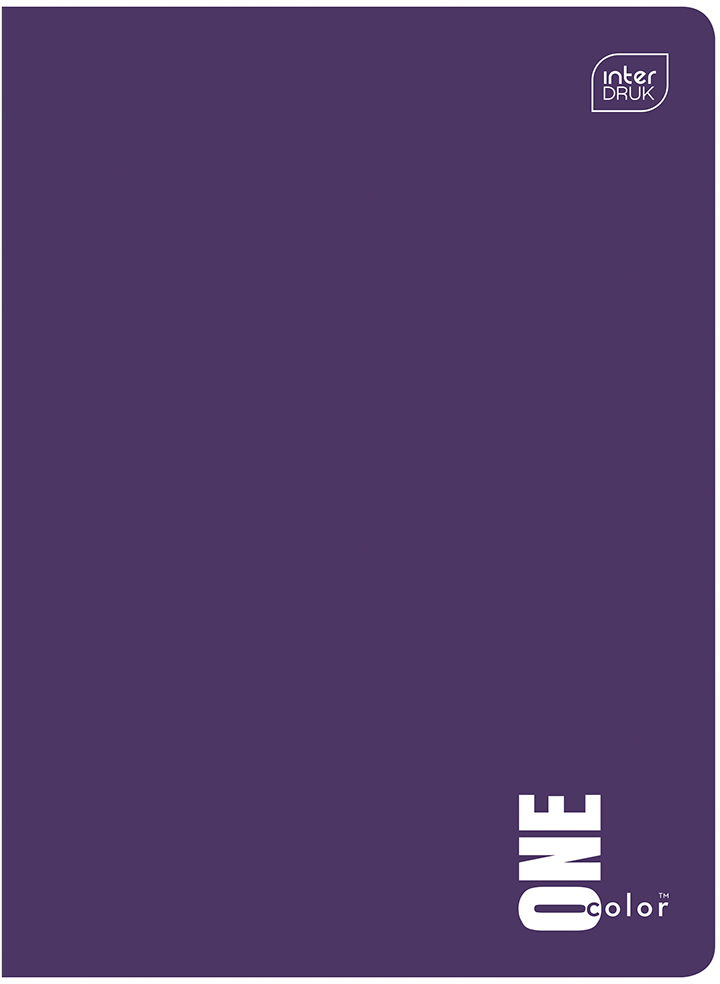 Zeszyt w kratkę Interdruk UV One Color, A5, 96 kartek, mix kolorów