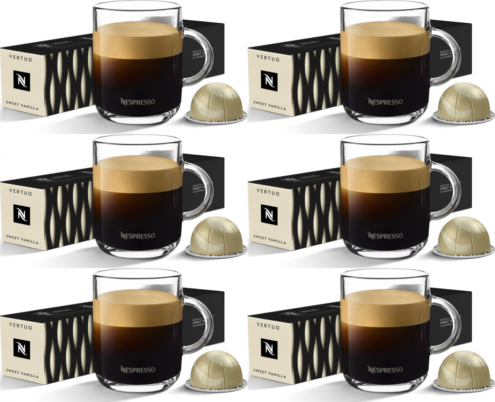 6x Kapsułki do ekspresu Nespresso Barista Creations Sweet Vanilia, 10 sztuk