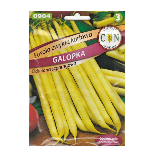 Nasiona Fasola karłowa Galopka 30g żółta średnio wczesna