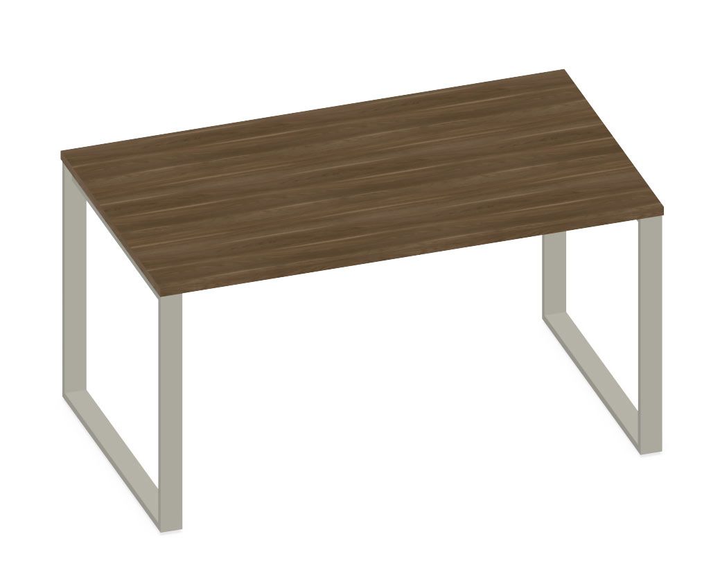 NOTER PZ78 Biurko pojedyncze na nogach o profilu zamkniętym 138,5x80x74h