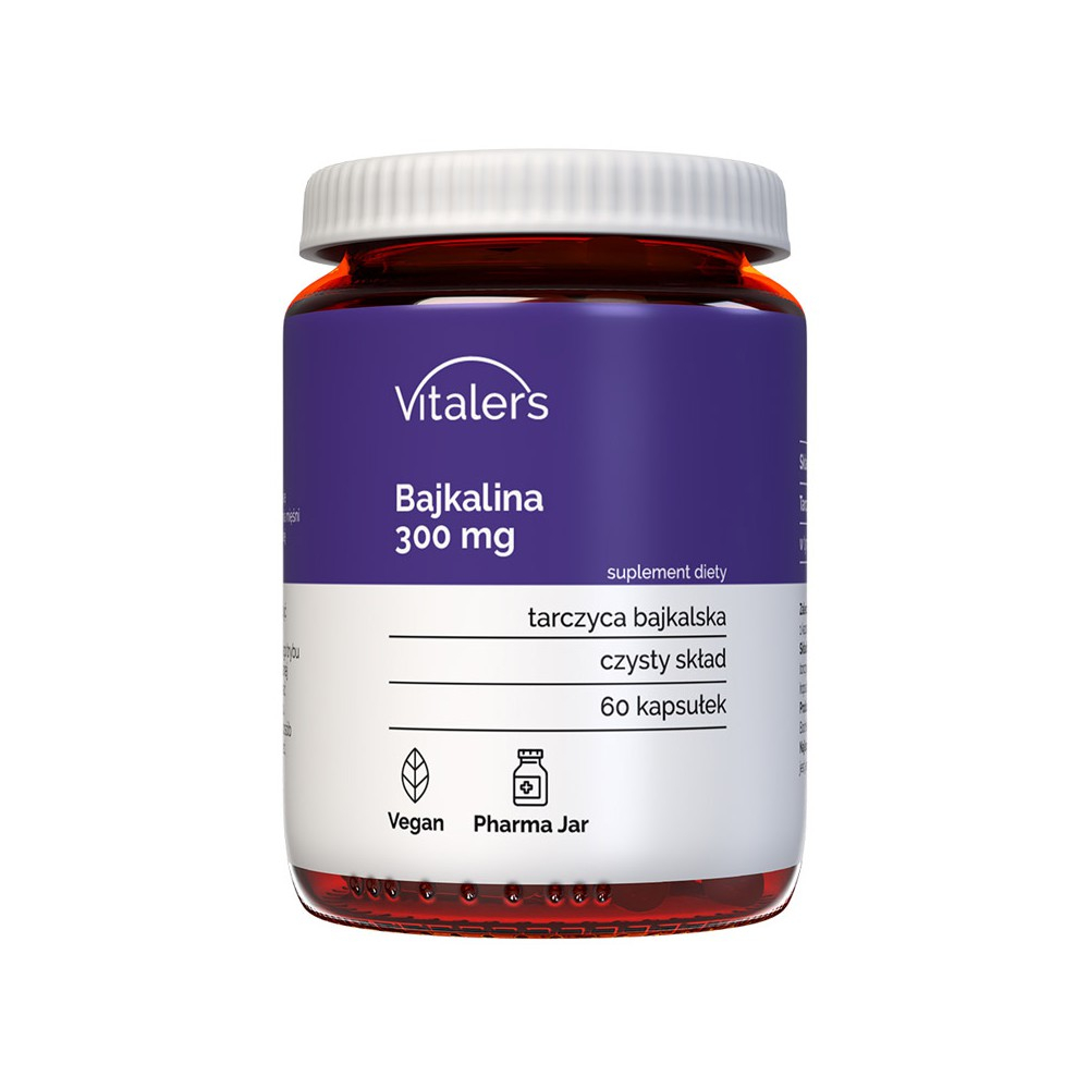 Vitaler's bajkalina 300 mg, 60 kapsułek (data ważności: 14.05.2026)