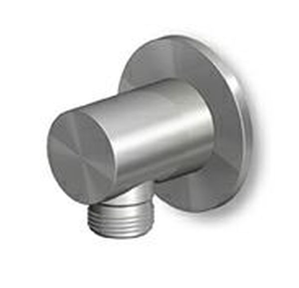 Zucchetti Helm przyłącze kątowe ścienne czerń szczotkowana Z93795.XP81