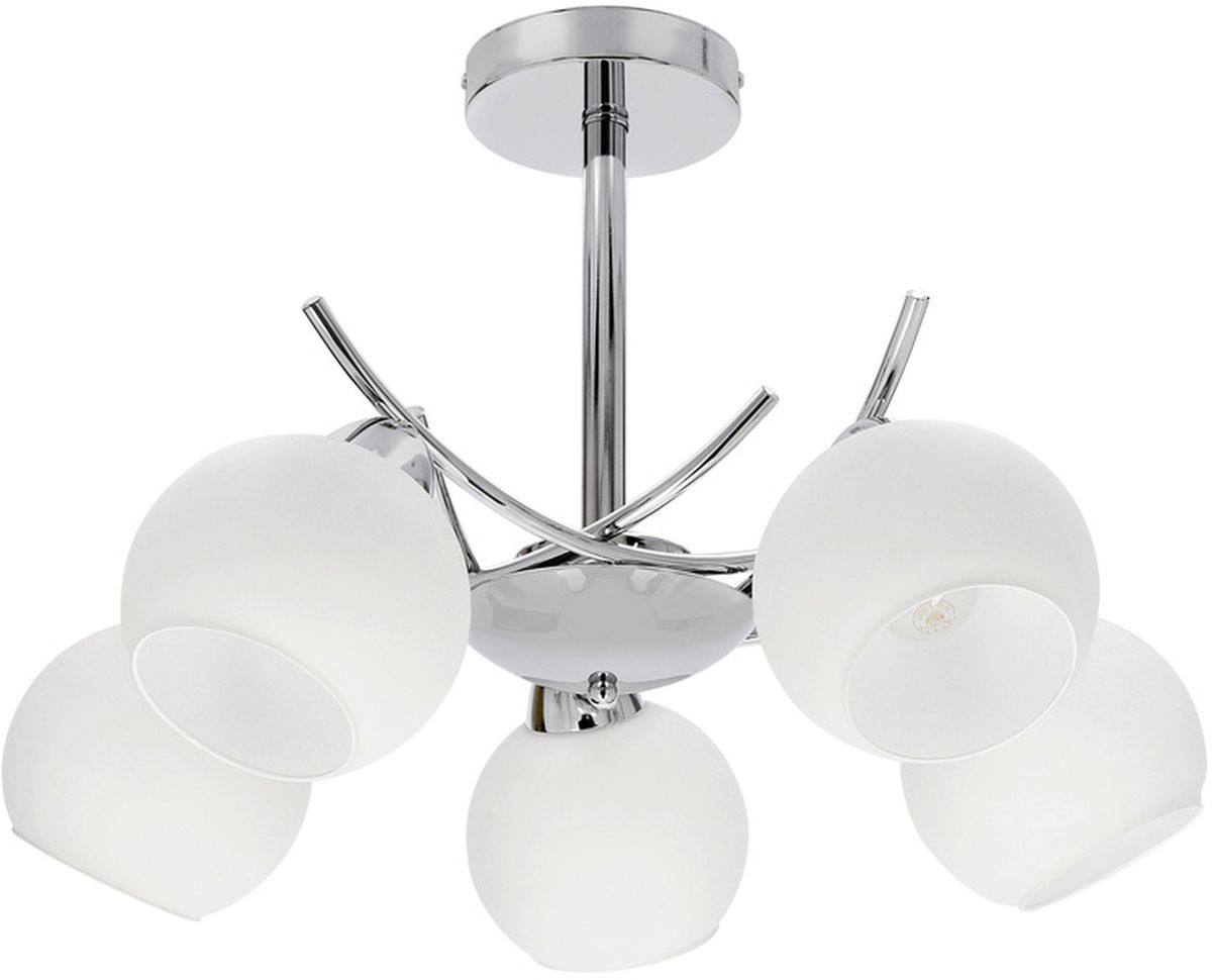 Candellux Amos lampa podsufitowa 5x40 W biała-chrom 35-34984 - Wysyłka w 24h