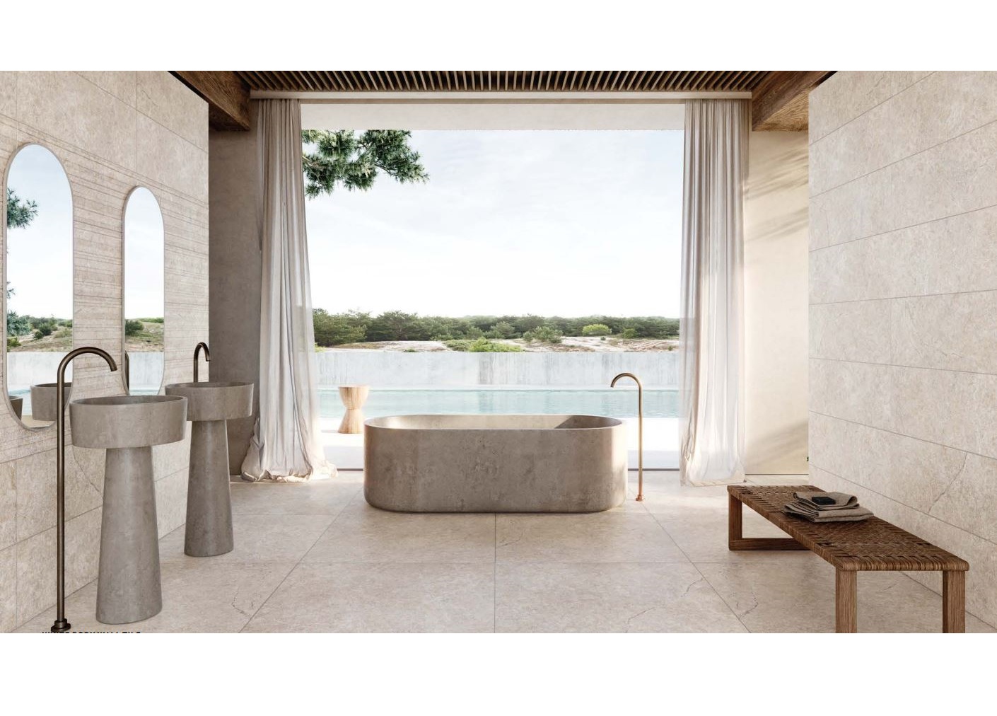 Peronda Alchemy płytka ścienno-podłogowa 90x90 cm beżowa