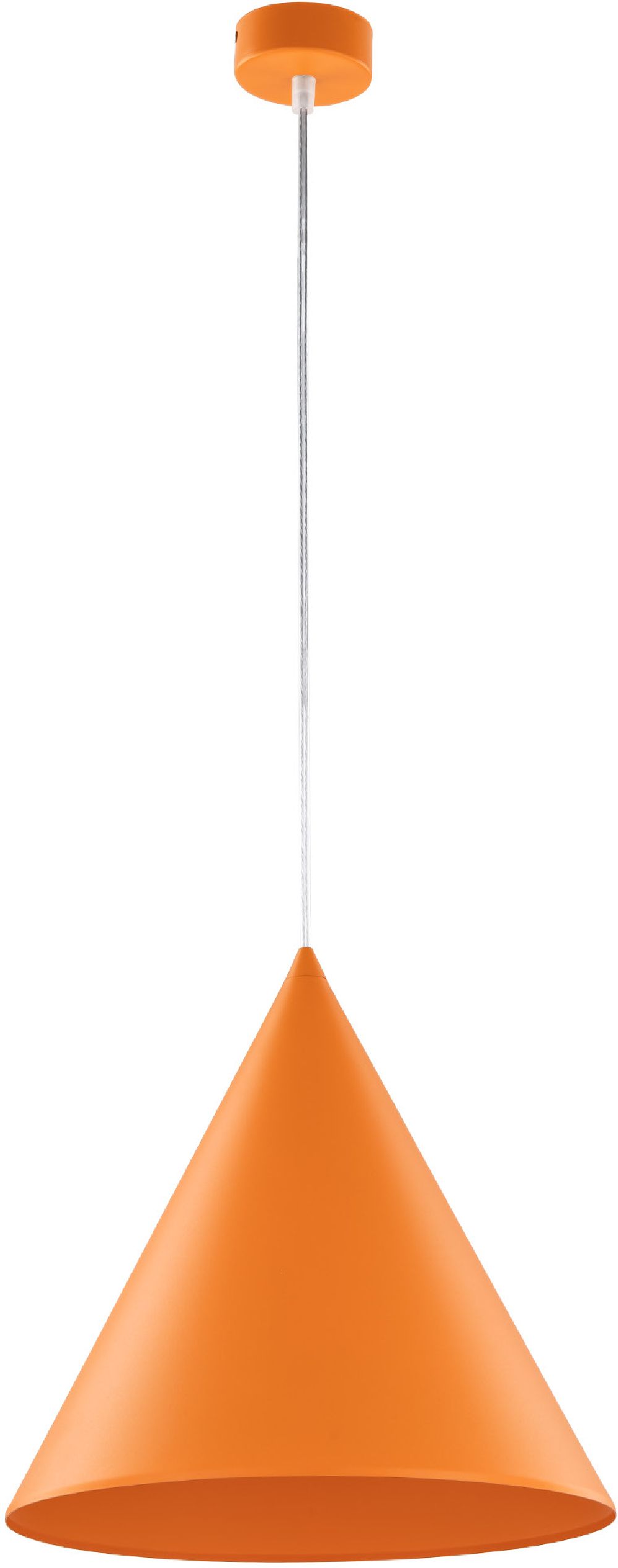 TK Lighting Cono lampa wisząca 1x15 W pomarańczowa 3280