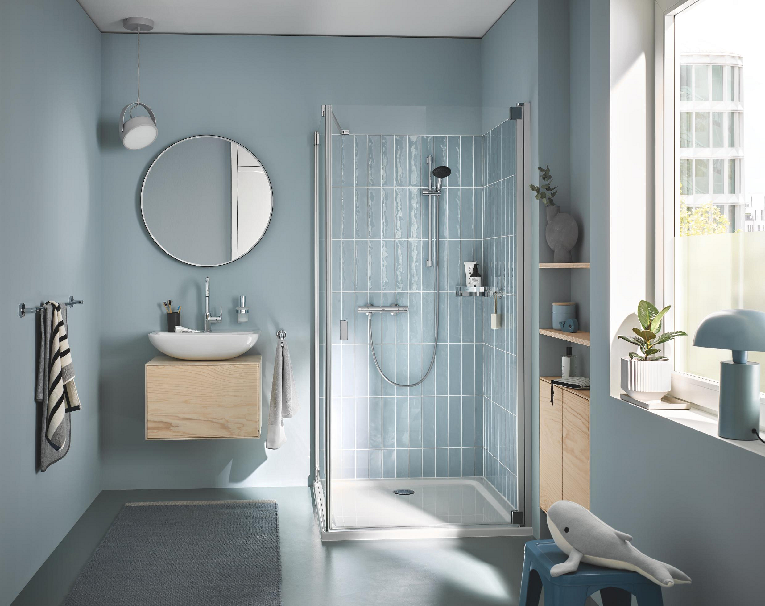 Grohe Precision Start bateria prysznicowa ścienna termostatyczna chrom 34597001 - Wysyłka w 24h