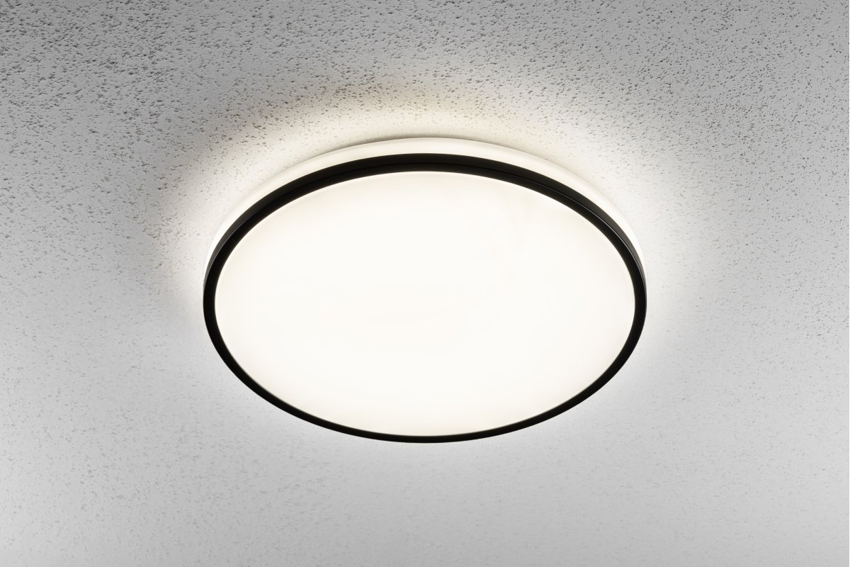 GTV Tula plafon 1x24 W biały-czarny LD-TUL24W-NW-00