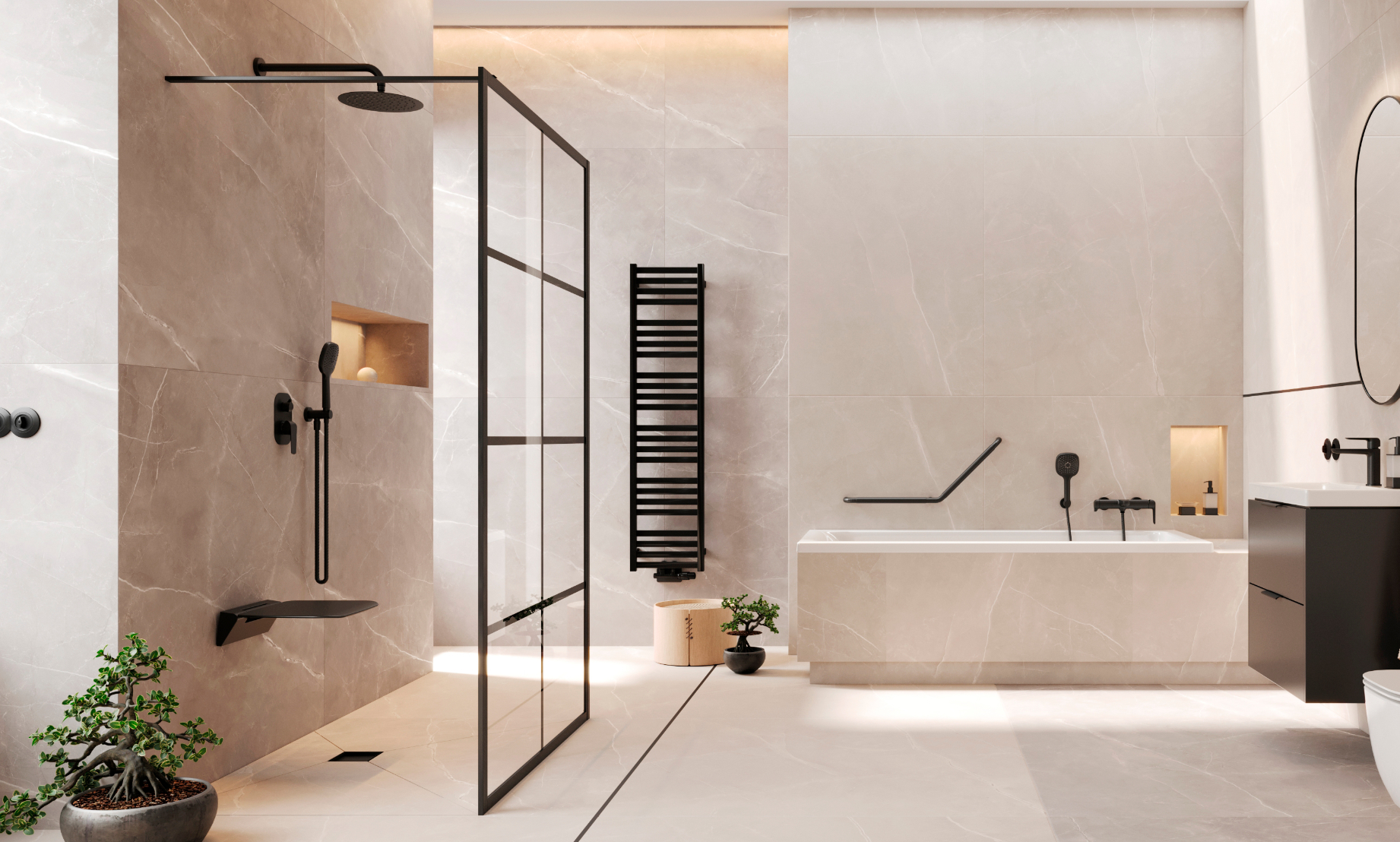 Excellent Horos grzejnik łazienkowy 146x35 cm biały GREX.HO146.35.WH