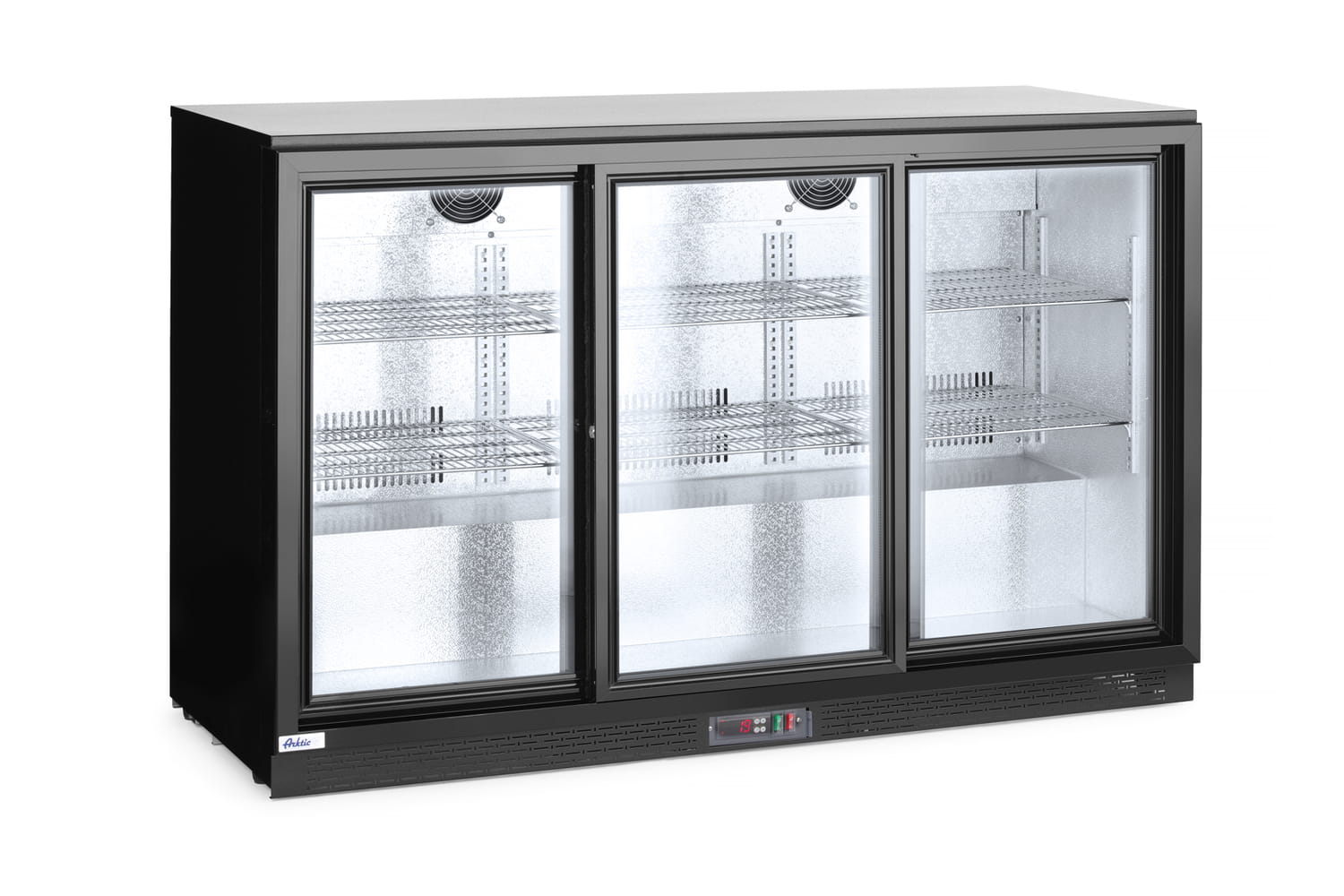 Chłodziarka na napoje, lodówka barowa z drzwiami przesuwnymi | 235836