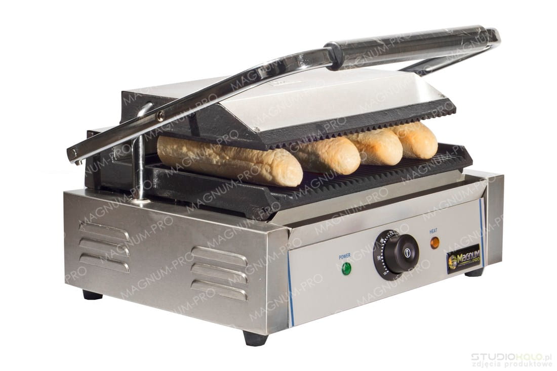 Grill kontaktowy - opiekacz do bułek pojedynczy MAX