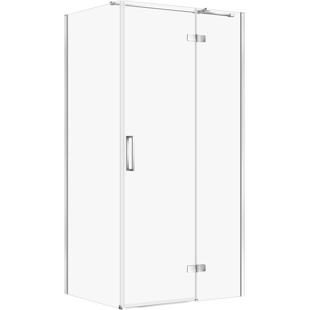 CERSANIT Kabina prysznicowa prostokątna JOTA 100x80 prawa chrom, szkł