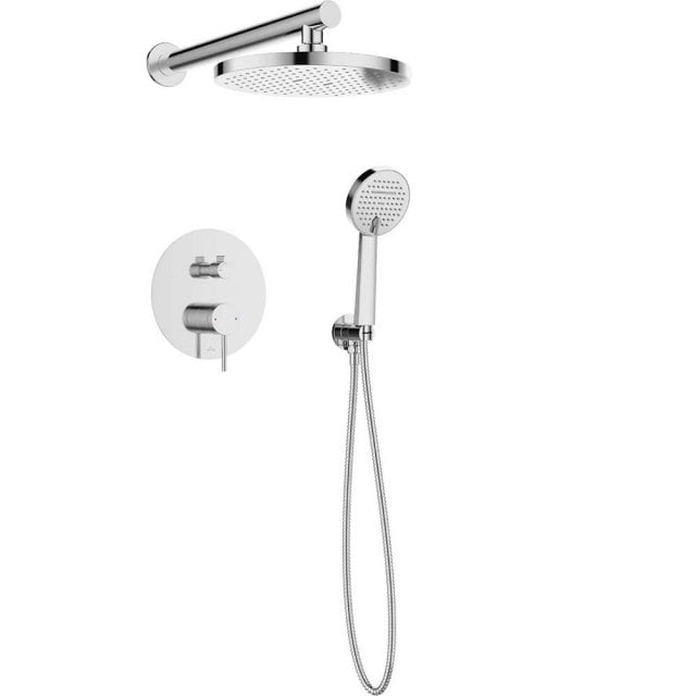 INVENA Zestaw prysznicowy podtynkowy KALITEA chrom BS-72-001-V