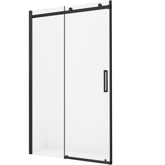 Drzwi prysznicowe ARIA BLACK 100x200 przesuwne TER-0112