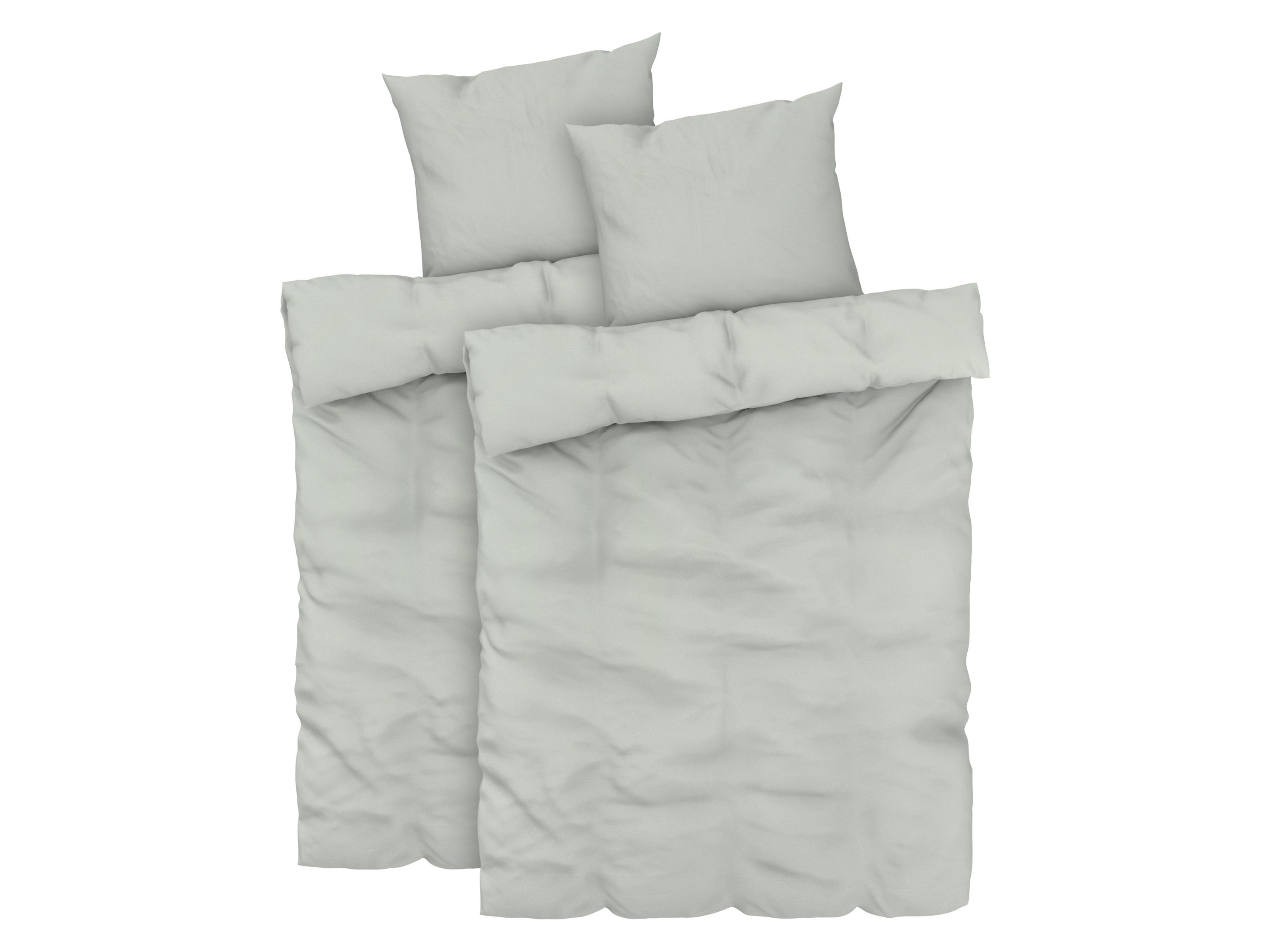 Livarno home Pościel z mikrofibry satynowej, 140 x 200 cm Zielony